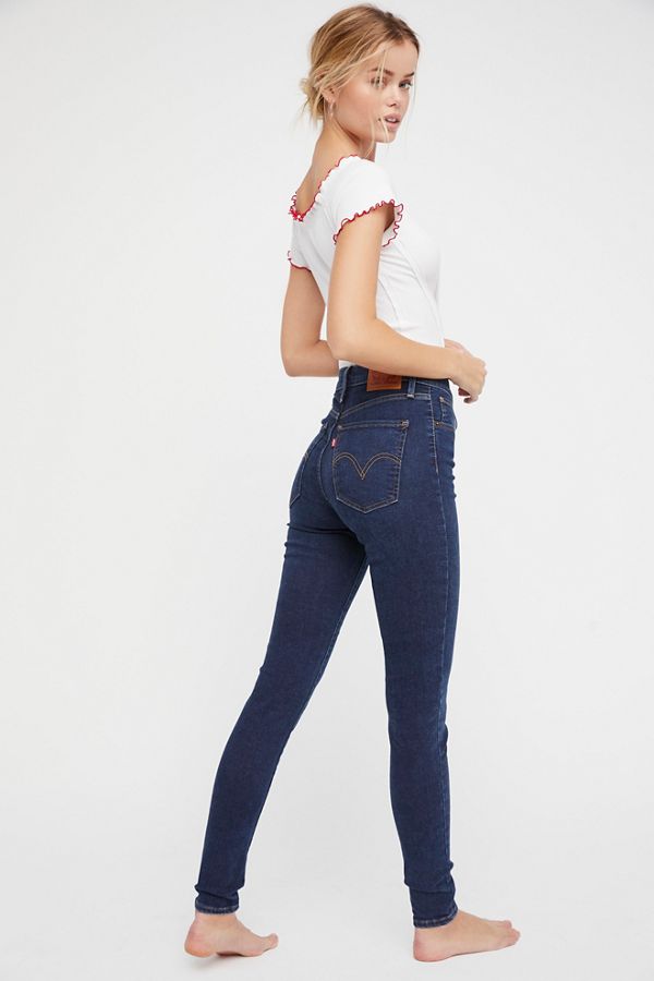 Levi S Mile High Super Skinny Jeans Free People