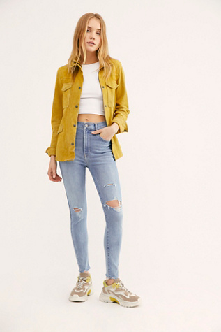 levi's sky high skinny