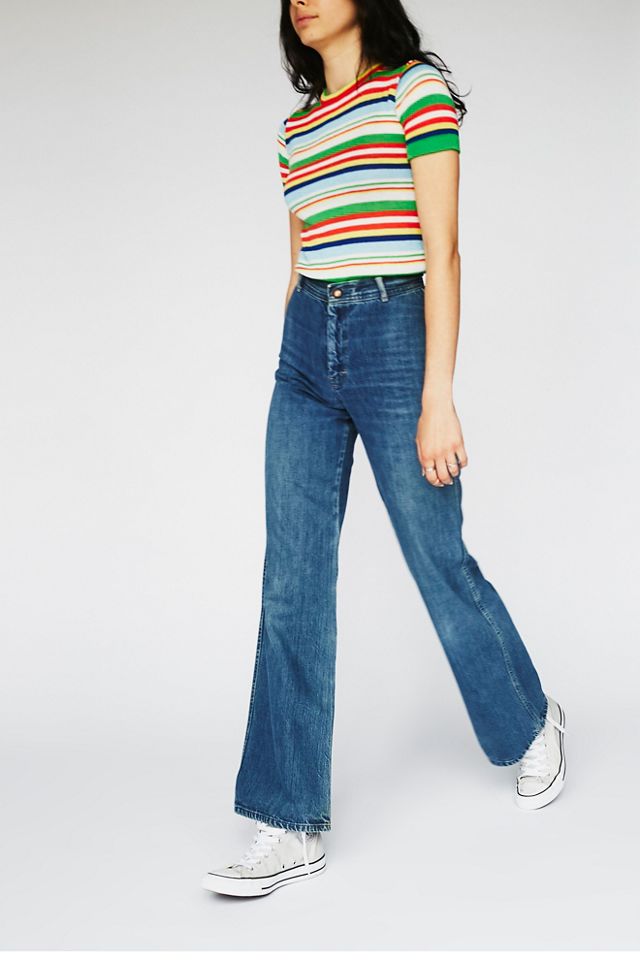 Vintage 1970s Flared Denim | Free People