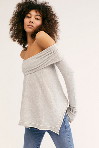 free people off the shoulder sweater