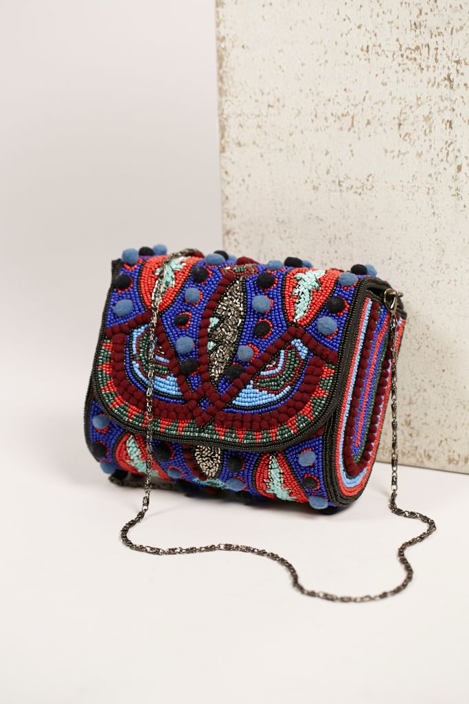 beaded crossbody strap