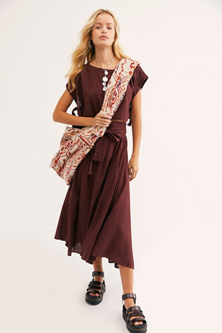 free people overall skirt