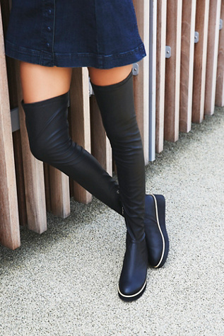 free people thigh high boots