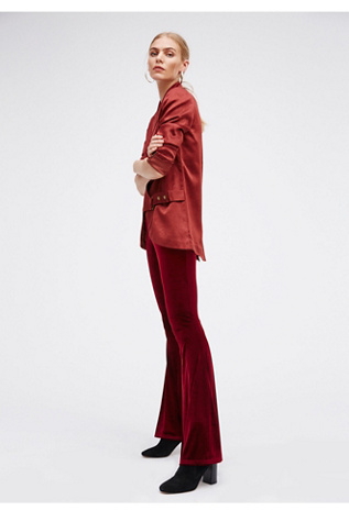 Float Away Velvet Solid Flare | Free People