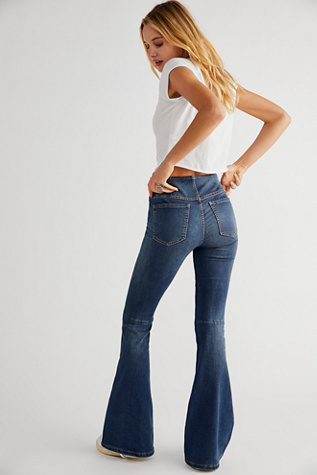 Penny Pull On Flare Jeans