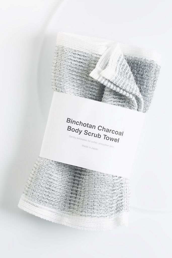 Morihata Binchotan Charcoal Body Scrub Towel Free People UK