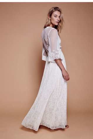 free people lace maxi