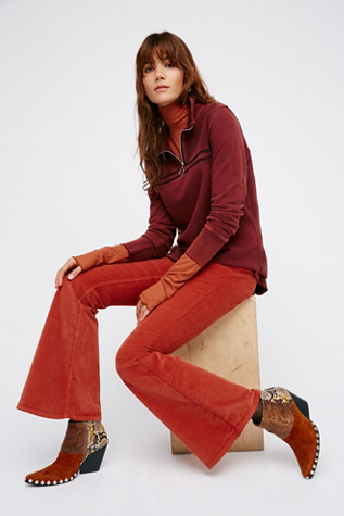 free people corduroy flare