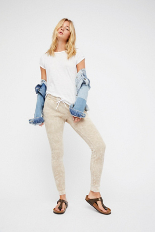 free people denim joggers