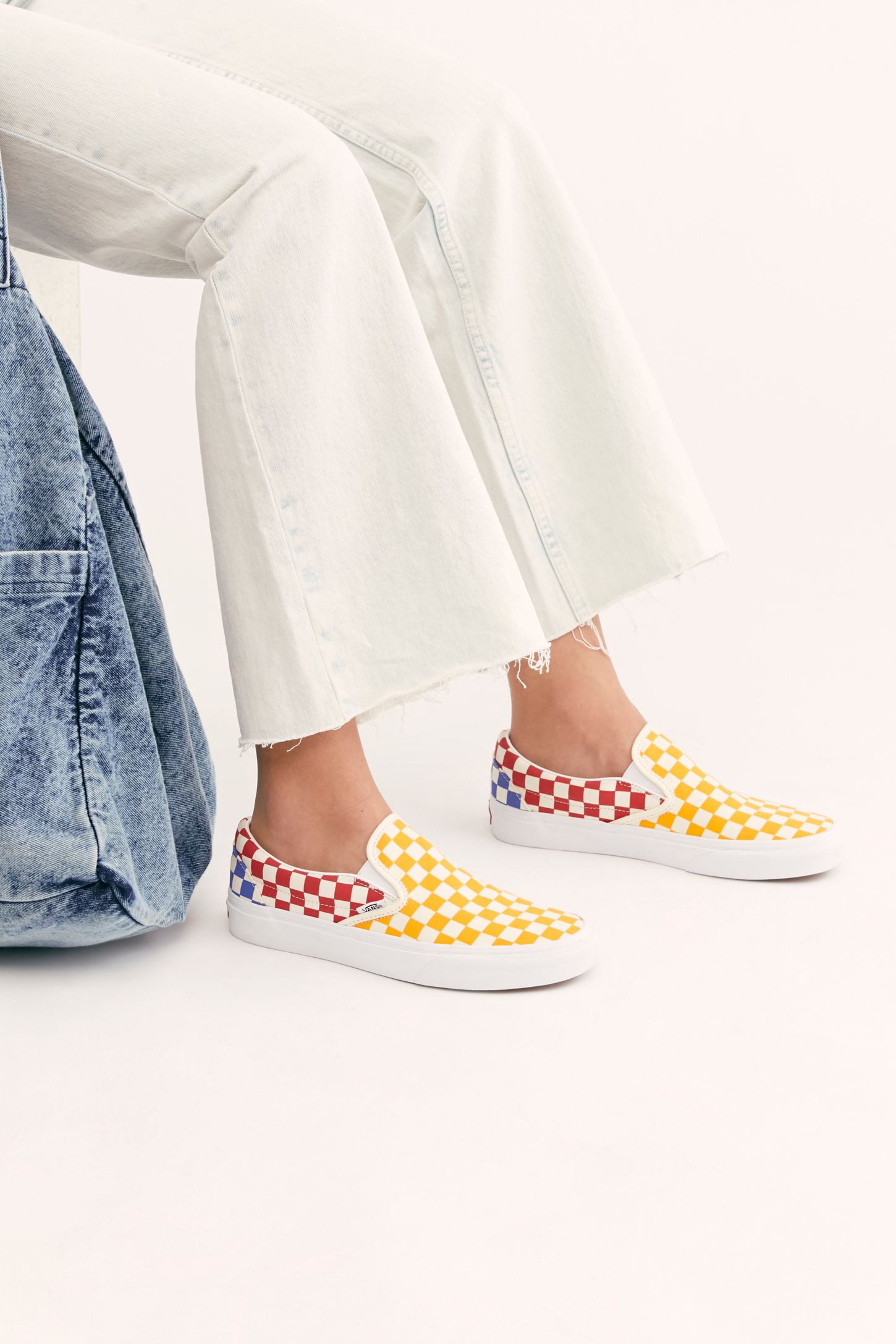 Slide View 1: Classic Checkered Slip-On