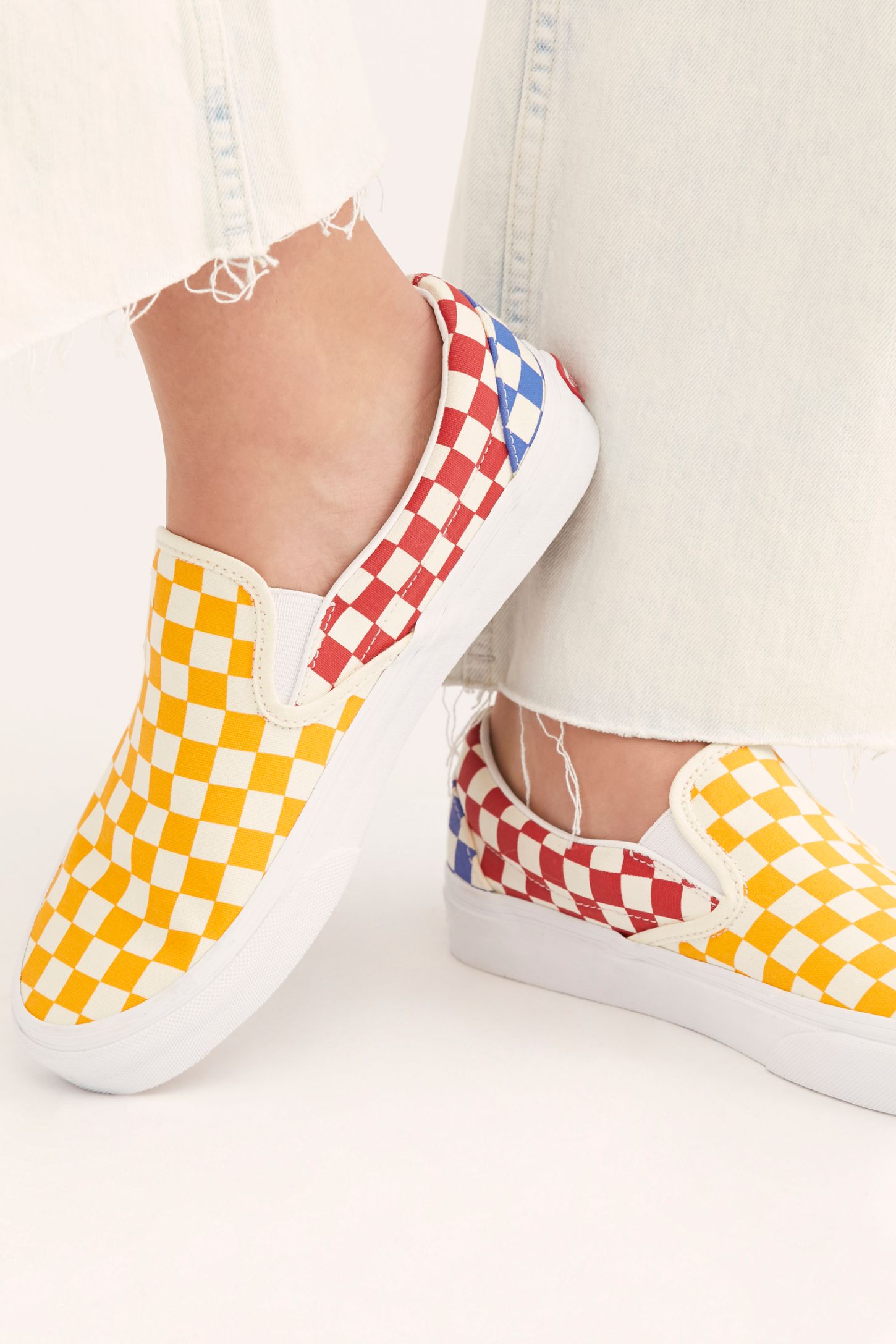 Slide View 3: Classic Checkered Slip-On
