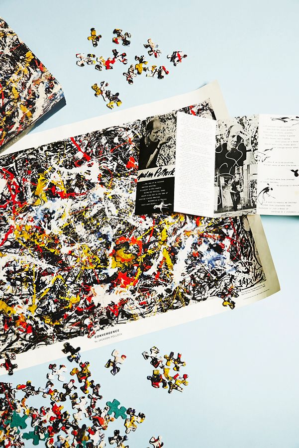 Vintage 1970s Jackson Pollock Jigsaw Puzzle | Free People