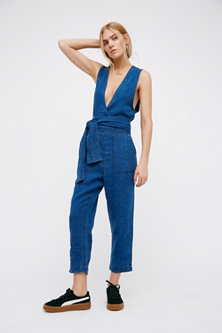 linen one piece jumpsuit