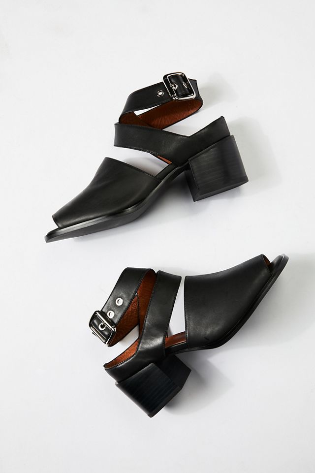 blaine embellished block heel