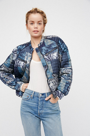 Printed Patchwork Jacket | Free People
