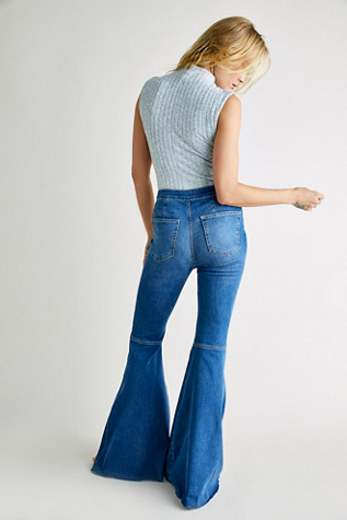 just float on flare jeans