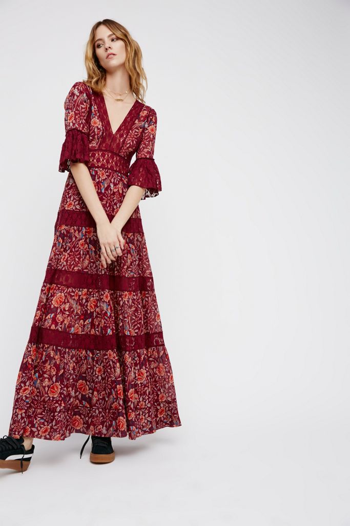davids bridal red gown