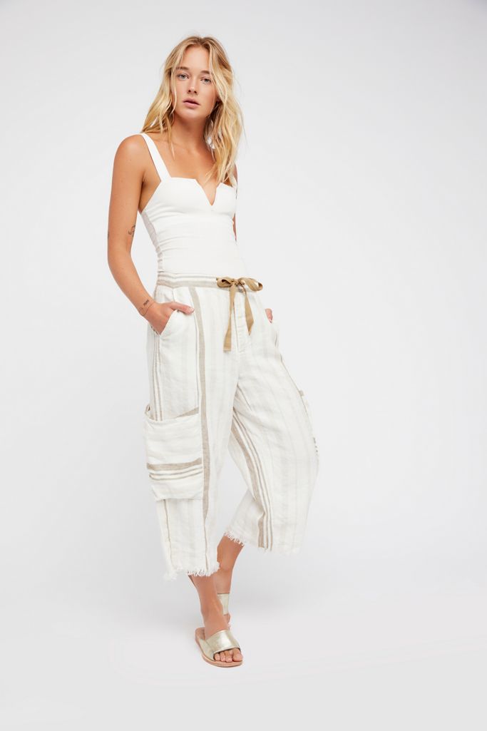 free people striped pants