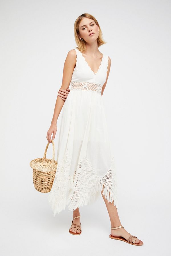 White Moon Diamond Maxi Dress | Free People