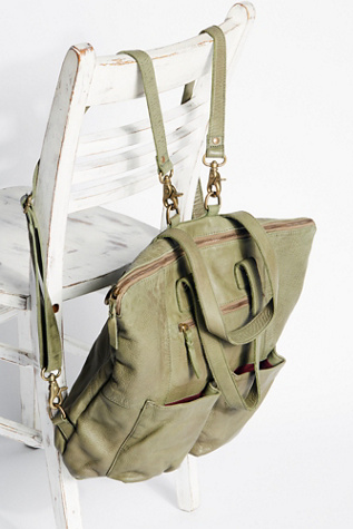tan satchel handbag
