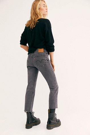 levi's wedgie high waist straight jeans