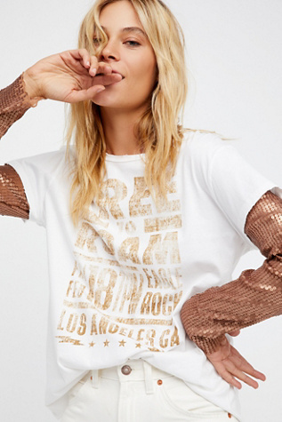 free people come again tee