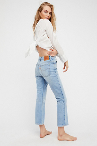 levi's cropped bootcut jeans