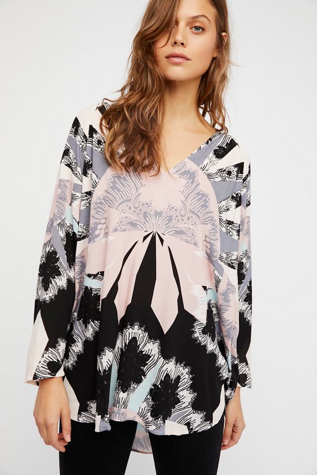 Mixed Feelings Printed Tunic Free People