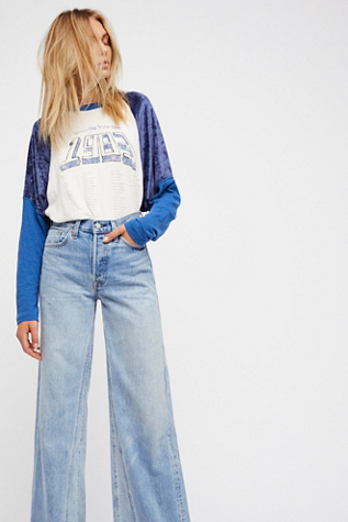 levi wide leg jeans