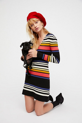 free people striped sweater dress