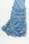 ruffle net gown