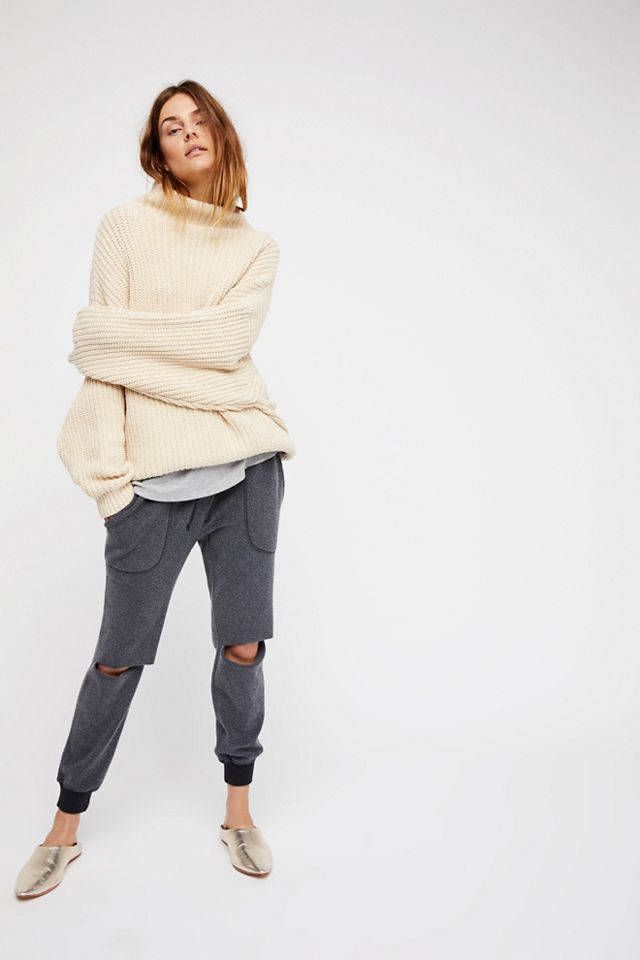 free people slouch it jogger