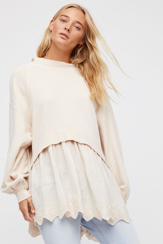 Free People Sweatshirt
 Sweet Streets Hoo