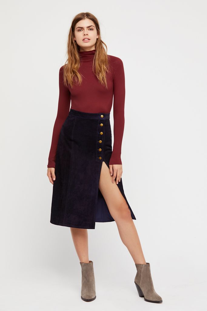 free people midi skirt