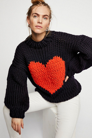 Happy Hearts Sweater | Free People