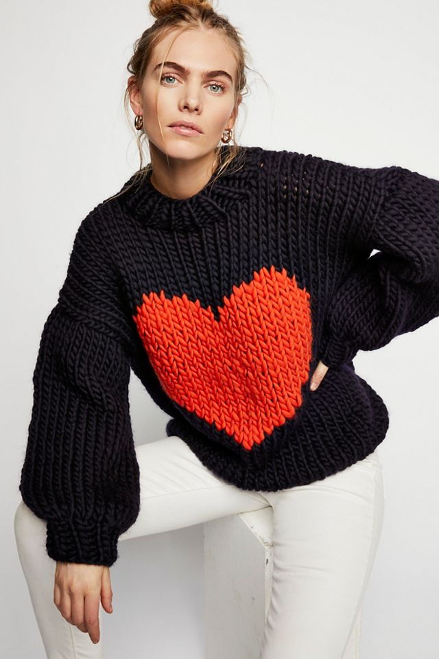 Happy Hearts Sweater | Free People