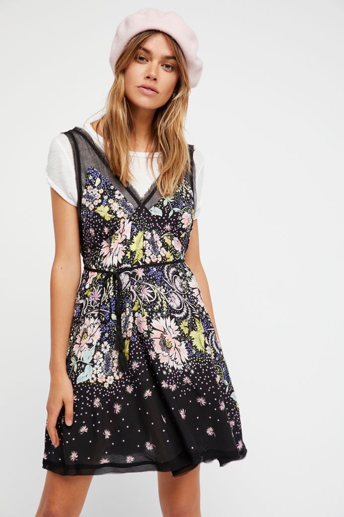 free people day to night printed slip
