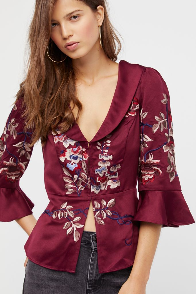 Beautiful Dreams Embroidered Top | Free People