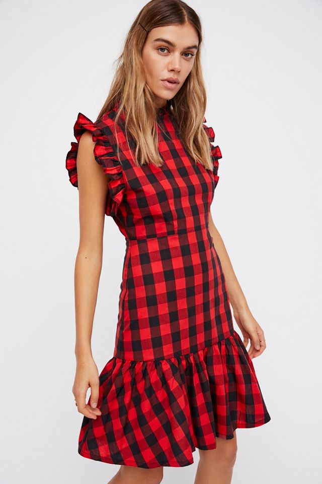 Plaid Drop Waist Dress | Free People