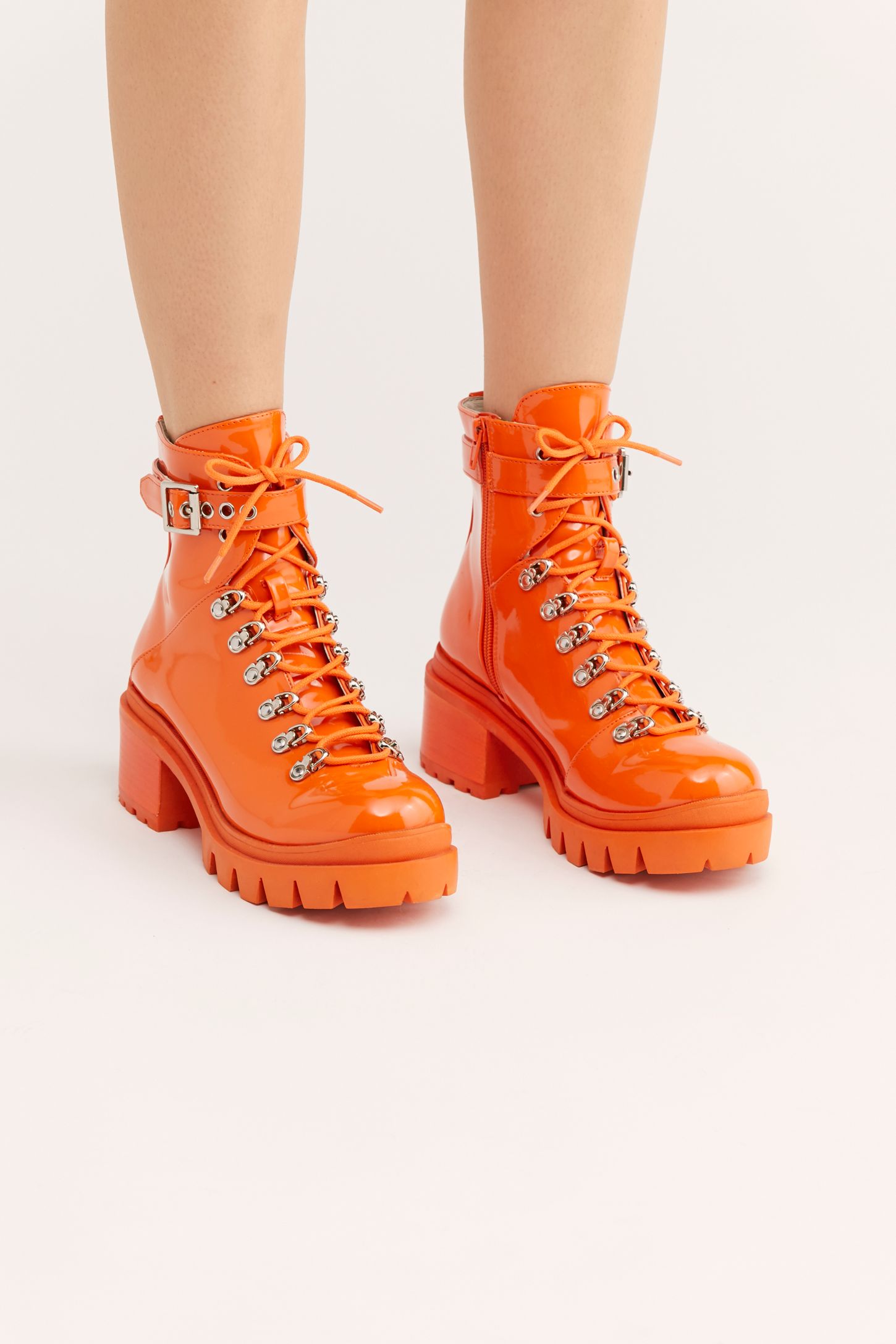 Slide View 2: Check Lace-Up Boot