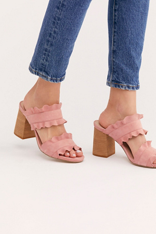 free people rosie ruffle heel