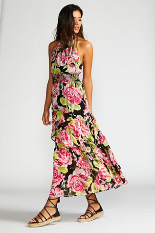 full bloom maxi dress