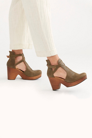 free people cedar clog green