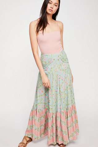 city lights maxi skirt