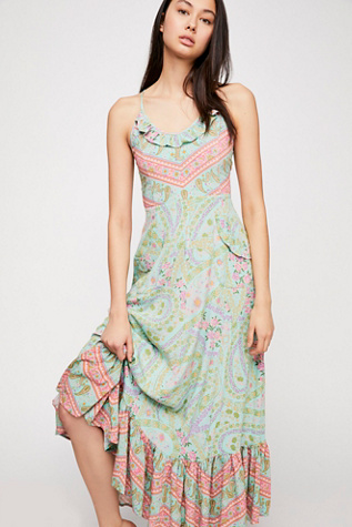 spell city lights maxi dress