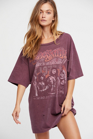 aerosmith t shirt dress