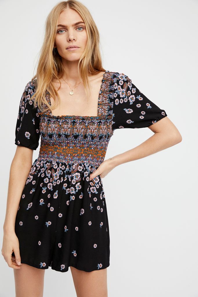 Jane Printed Romper | Free People