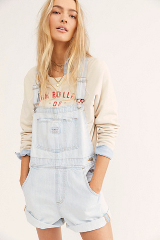 levi's shortalls womens