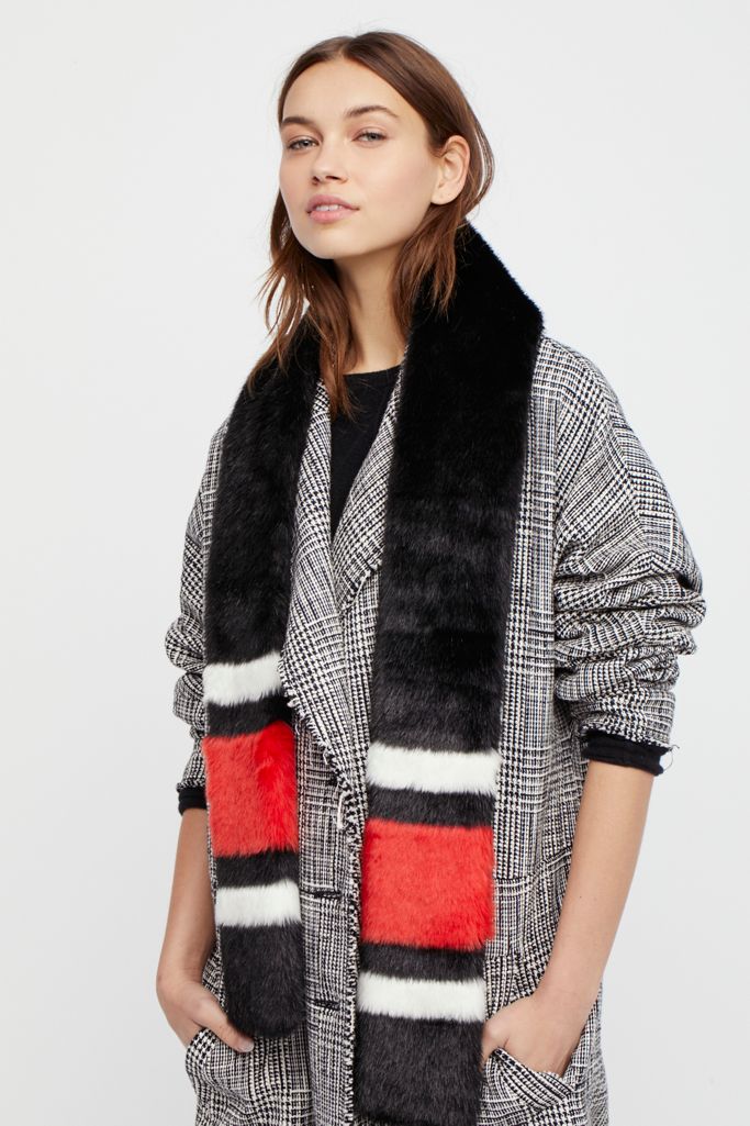 Download Good Sport Faux Fur Scarf | Free People