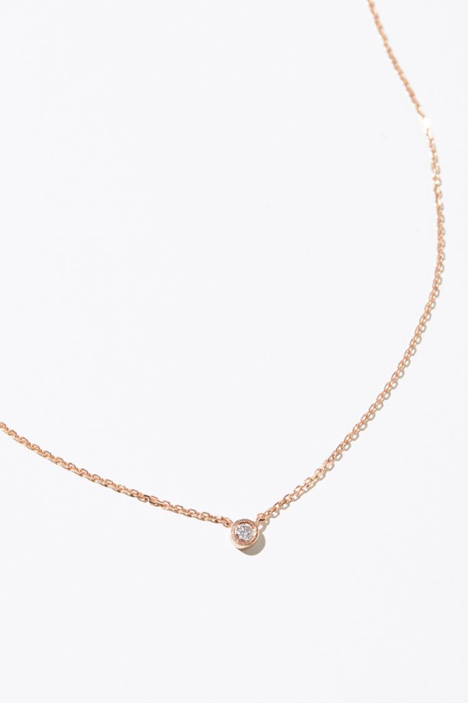 14k Tiny Diamond Necklace | Free People